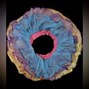 Build a bear Sequined rainbow tutu skirt fits American dolls